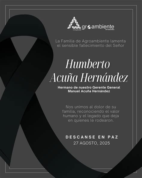 Agroambientecr - 🌿 Honramos una vida que deja huella. La familia