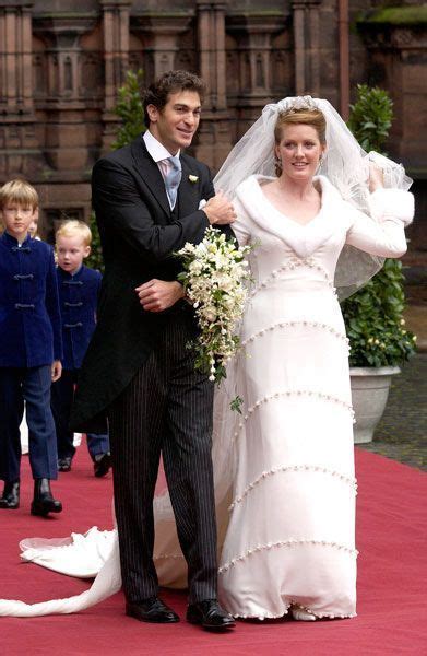 Ed And Lady Tamara Van Cutsem On Their Wedding Day In November 2004