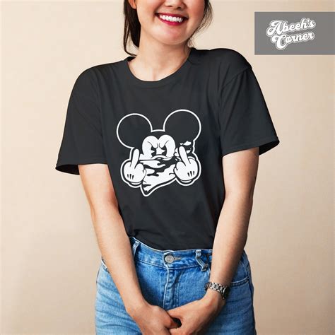 Jual Kaos Mickey Mouse Fuck Bandana Kaos Couple Fans Mickey Series Shopee Indonesia