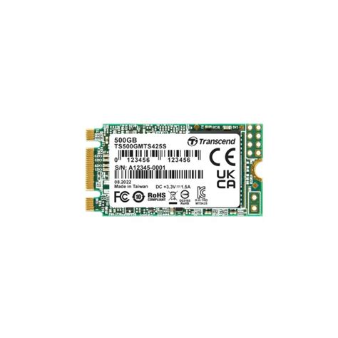 Transcend 425S M 2 500GB Serial ATA III 3D NAND Internal SSD GeeWiz