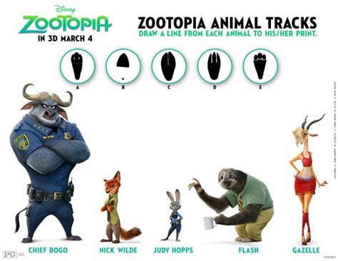 Identify Animal Tracks with Disney Zootopia | Mama Likes This