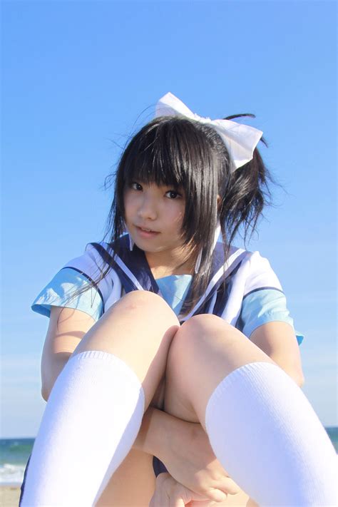 Love Plus Takane Manaka Seifuku Bikini Cosplay By Enako Sankaku Complex