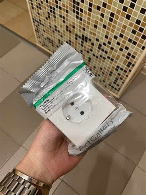 ArtGallery Базальт Розетка с заземлением, 16А, механизм с ...