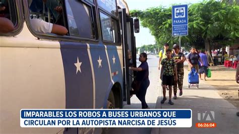 Usuarios De Buses Denuncian Ser V Ctimas De Asaltos En La Autopista