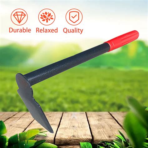 Hoe Tools Set, Duty Gardening Tools Steel With Soft Rubberized Non-Slip ...