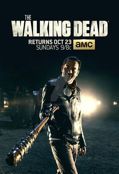 The Walking Dead Negan Season Poster Negan Walking Dead The