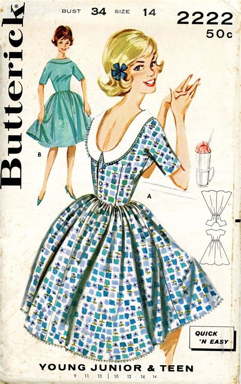 Butterick 2222 Vintage Sewing Patterns Fandom