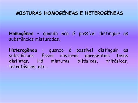 O Que São Misturas Homogêneas - 8