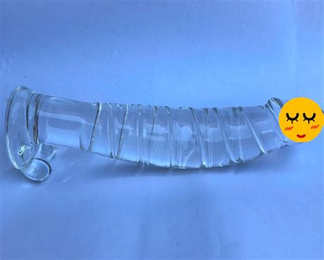 China Cheap Huge Crystal Dildo Made Of Glass China Glass Sex Toy Glass Dildo
