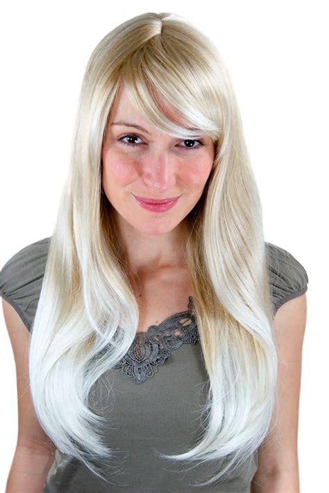 Blonde Perücke glatte Haare 3115 24BT613