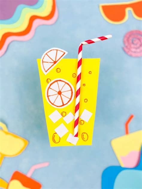 Easy Lemonade Craft For Kids In The Playroom