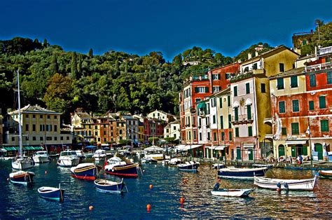 Portofino Bay Italy Photograph by Allan Einhorn