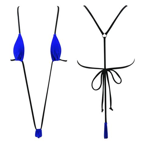 Exotic Micro Bikini Set Beach Swimwear Female Sex Extreme Sunbathing Swimming Costumes For Women