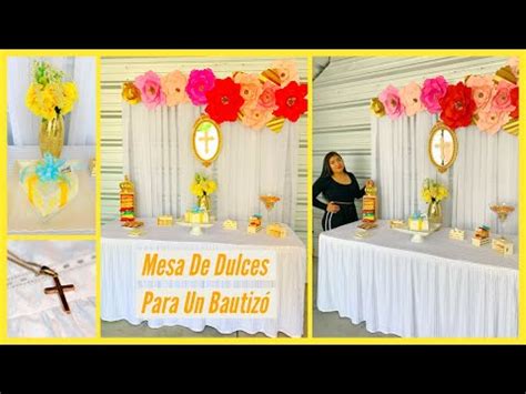 Mesa Dulce Bautizo Ni A Sencilla Invita Y Disfruta