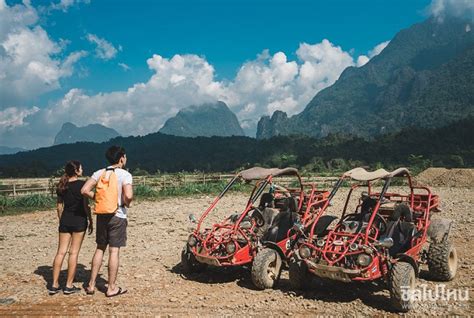 Vang Vieng Kayaking Buggy Car And Ziplining Experience Day Tour