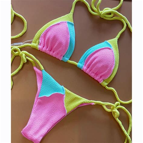 Micro Bikini Sexy Women Swimsuit Brazilian Bikini Set Thong Female Swimwear Bathing Swimming