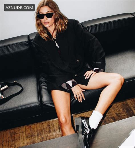 Hailey Baldwin Sexy Flaunts Her Hot Legs In A Photoshoot Aznude