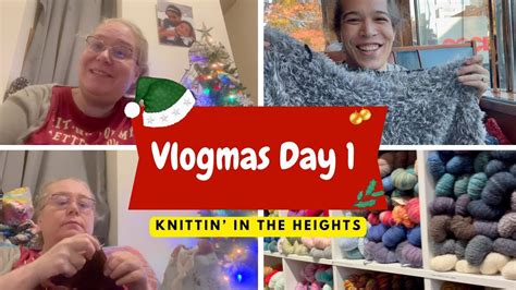 Vlogmas Day 1 Knit Day With Josh In Brooklyn Woolyn 🧶🧶 Youtube