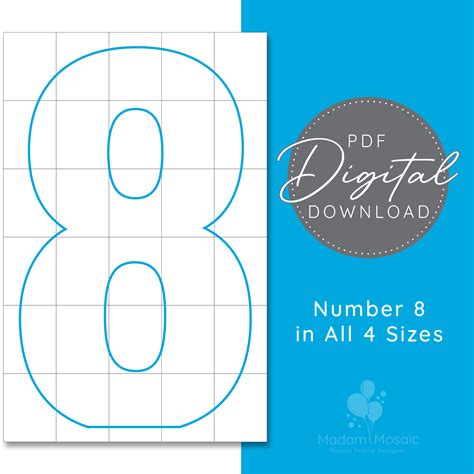number  template content calendar template