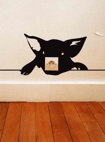 creative  funny wall socket stickers decoholic