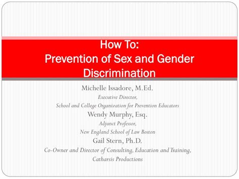 PPT How To Prevention Of Sex And Gender Discrimination PowerPoint Presentation ID 2869776
