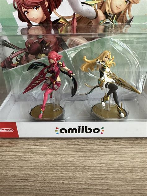 In Hand Super Smash Bros Series Pyra And Mythra Amiibo 2 Pack Free