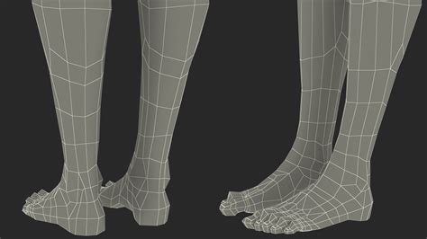 D Nude Dark Skin Woman Rigged Model TurboSquid