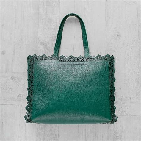 ANNA GREEN leather bag