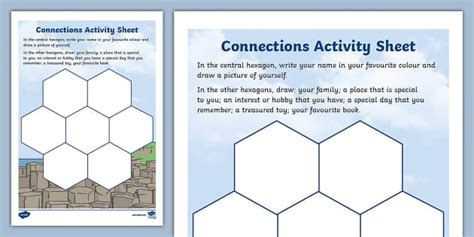 Connections Activity Sheet L Enseignant A Fait Twinkl