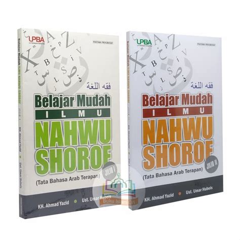 Jual Paket 2 Buku Belajar Mudah Ilmu Nahwu Shorof Jilid 1 Dan 2 Tata