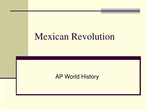 Ppt Mexican Revolution Powerpoint Presentation Free Download Id