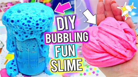 Diy Bubbly Slime School Slime Science Experiment How To Make The Most