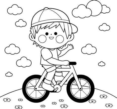 Starry Niitez Bicycle Clip Art Black And White High Quality Coloring