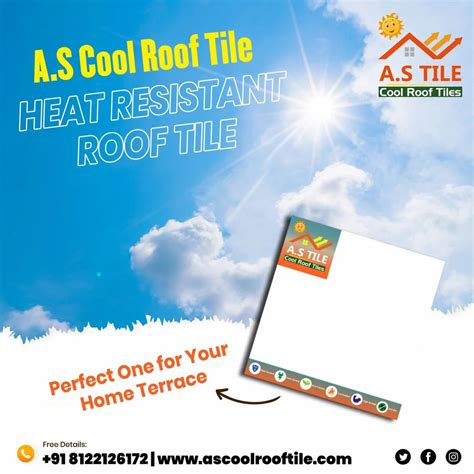 Heat Resistant Cool Roof Tiles Size X Mm At Rs Piece In Chennai