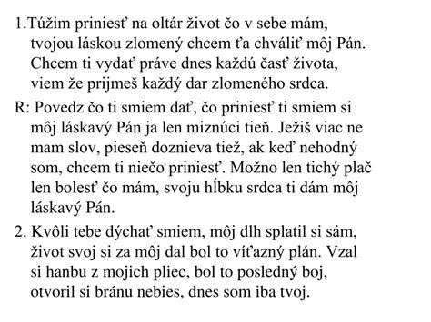 PPT - Ja túžim viac Viac poznať Ťa chcem Ja túžim stáť, tam, kde ma
