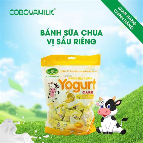 Bánh Sữa Chua sầu riêng 250g - Cobova
