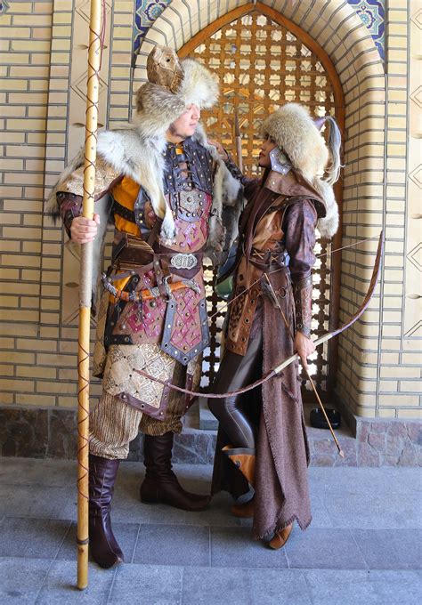 Казахский батыр и девушка воин - МергенСулу. Kazakh warriors.