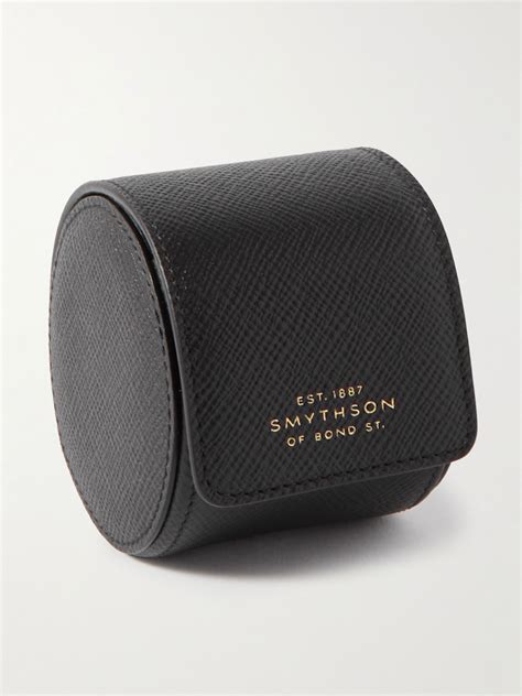 SMYTHSON Panama Cross Grain Leather Watch Roll For Men MR PORTER