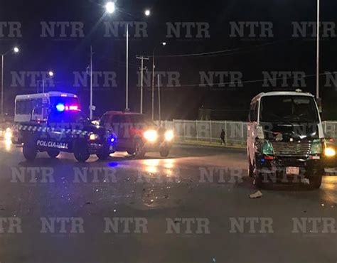 Accidente vehicular deja cuantiosos daños materiales NTR Zacatecas