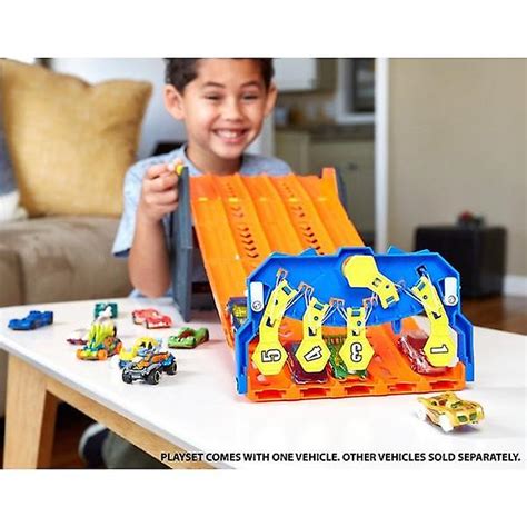 Hot Wheels Roll Out Raceway Track Set And Car Fruugo Us