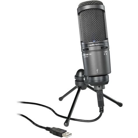 Audio-Technica AT2020USB+ Cardioid Condenser USB AT2020USB+ B&H