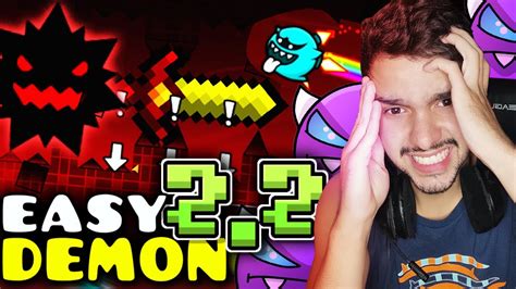 O Meu Primeiro Demon No Geometry Dash Youtube