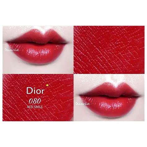 Son Dior 080 Red Smile Đỏ Cam Lên Môi Quyến Rũ Cực Kỳ