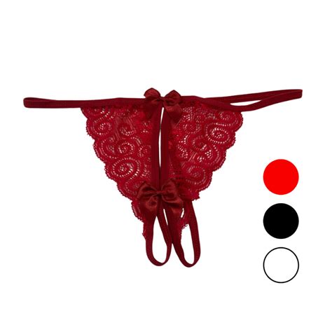 Calcinha Sexy Apressadinha Renda Marido Apressado Langerie Lingerie Erotico Fio Safadinha