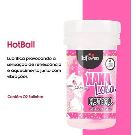 4 Bolinhas Explosiva Hot Ball Xana Loka Hotflowers Lubrifica MercadoLivre