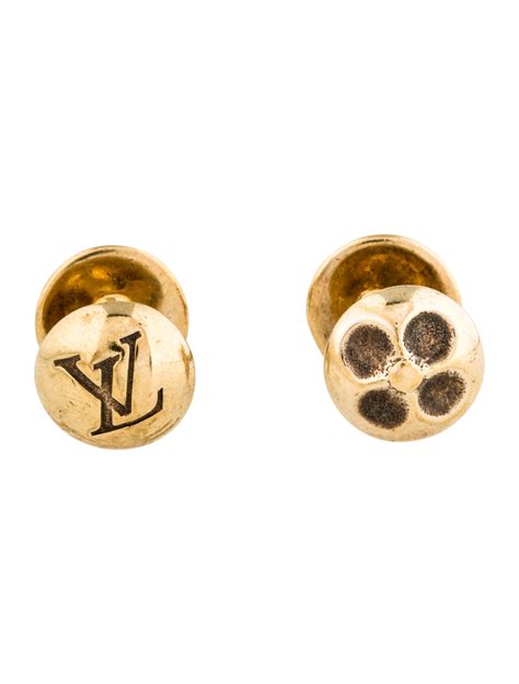 Louis Vuitton Monogram Cufflinks - Gold-Tone Metal - LOU118859 | The ...