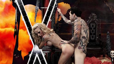 Tattooed Devil Sarah Jessie Gets Fucked From Behind After Giving Head Movie Small Hands Milf Fox