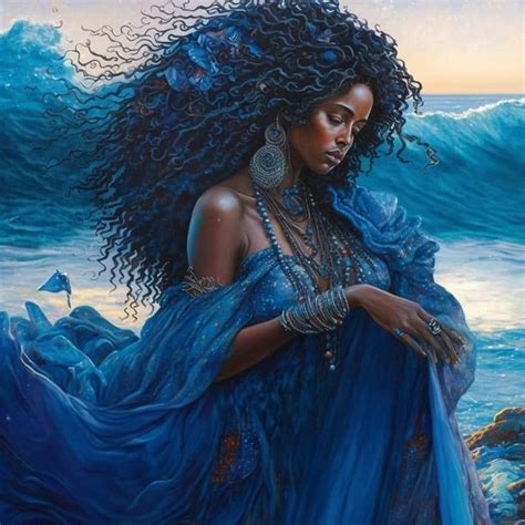 Faerie Aesthetic Mermaid Aesthetic Black Women Art Orisha Fantasy