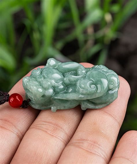 Wealth Pixiu Natural Jade Pendant