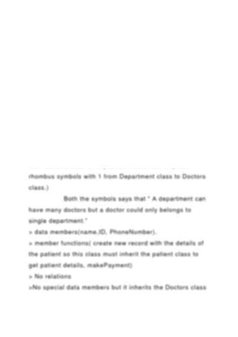 SOLUTION: Create a class diagram for the Patient Data Management System